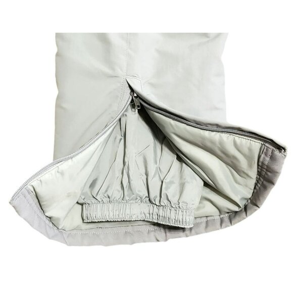 LL Bean Snow Pants Kids 8 Thinsulate Cold Buster Gaiters Gray Snowboarding Ski - Picture 5 of 16
